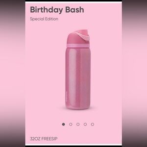 Owala Pink Birthday Bash